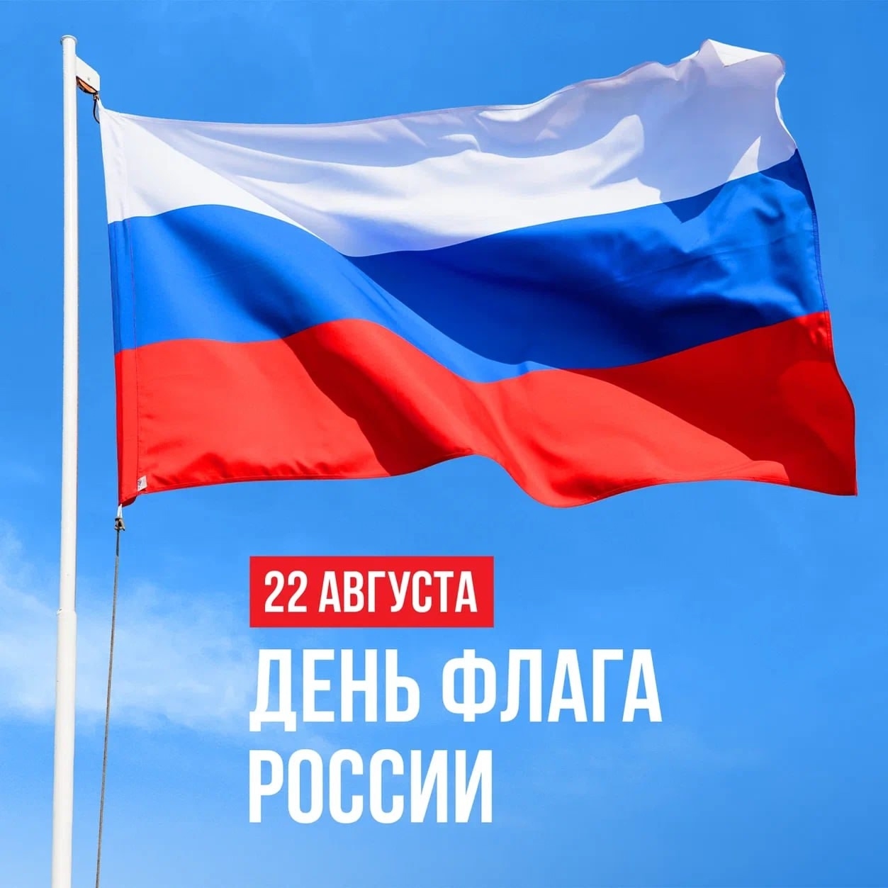 Поздравляем вас с Днем Государственного флага Российской Федерации! — основное изображение новости